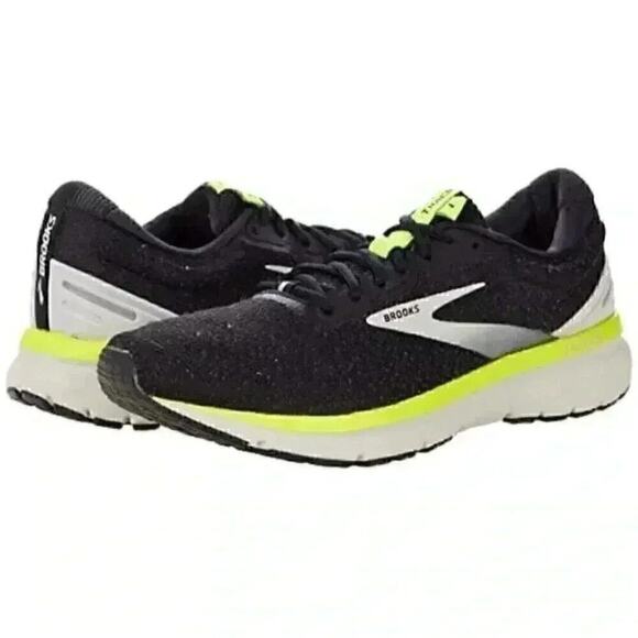 Brooks Trace Men\'s Running Shoe Size 10 Cushion Gray Black Green 1103641D081 NIB